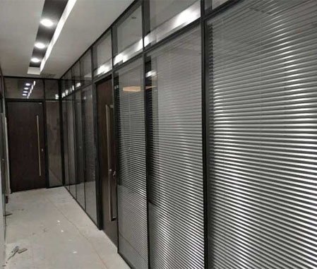 雙層玻璃百葉辦公